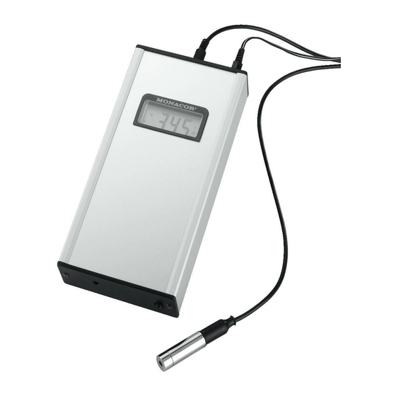 Monacor LEVELMAX-1 Kurzanleitung