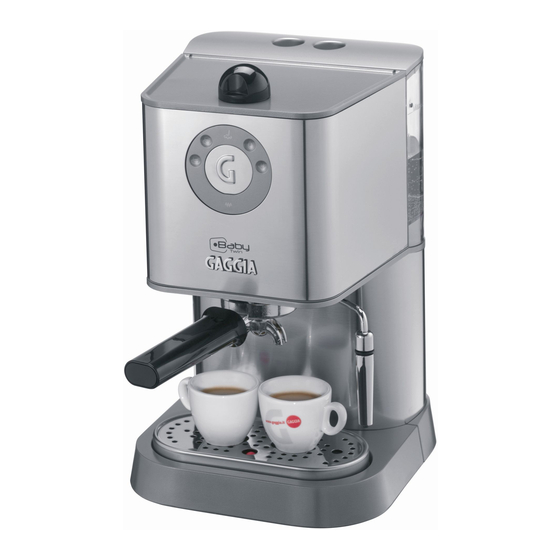Gaggia Baby Twin Gebrauchsanweisung