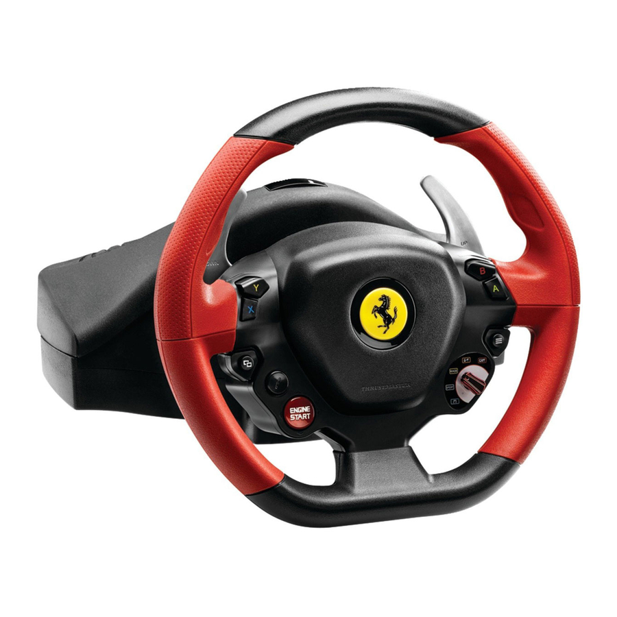 Thrustmaster Ferrari 458 Spider Bedienungsanleitung