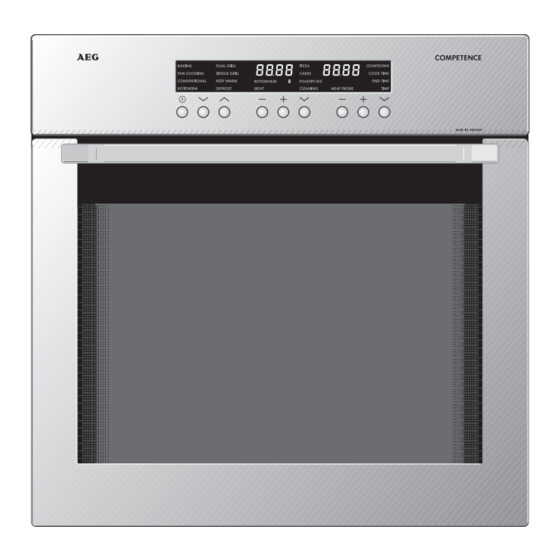 AEG COMPETENCE B8140-1 Benutzerinformation
