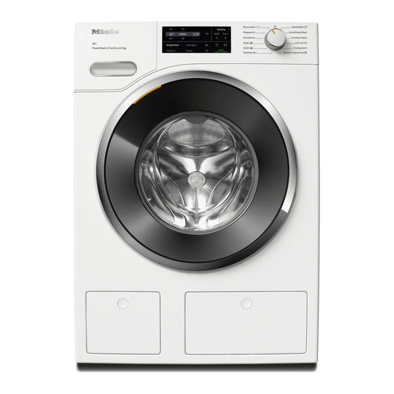 Miele WWI 860 Gebrauchsanweisung