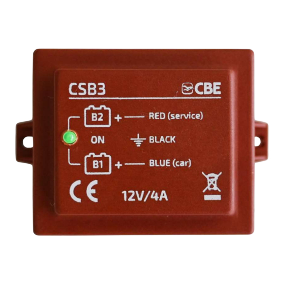 CBE CSB3 Bedienungsanleitung