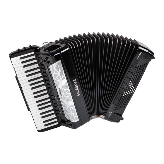 Roland FR-8X Bedienungsanleitung