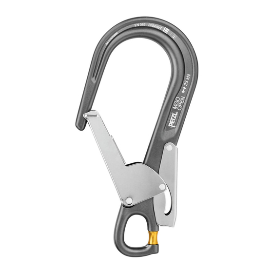 PETZL MGO 60 INT Bedienungsanleitung