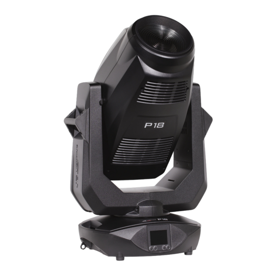 JB-Lighting P18 mk2 Wash Bedienungsanleitung