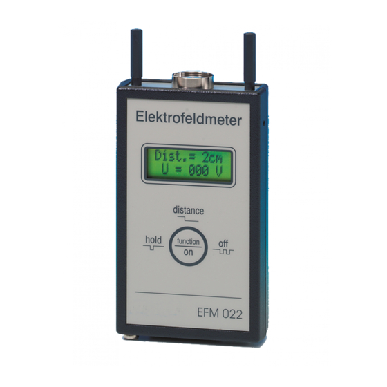 Kleinwächter EFM 022 Handbuch