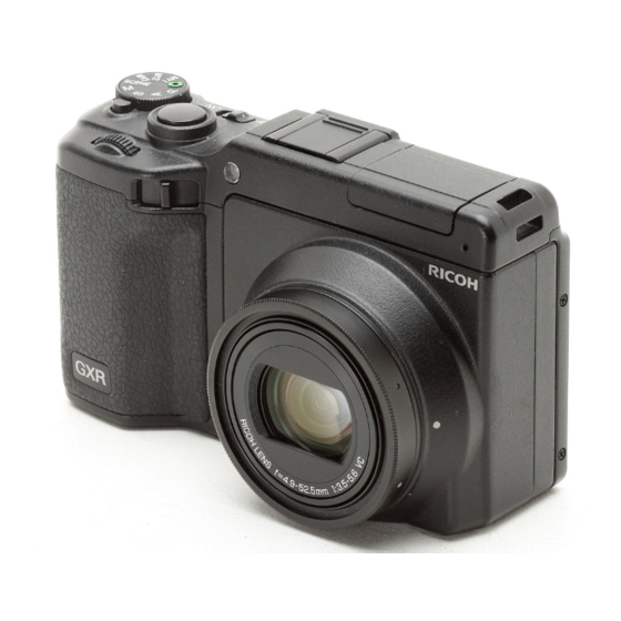 Ricoh GXR Benutzerhandbuch