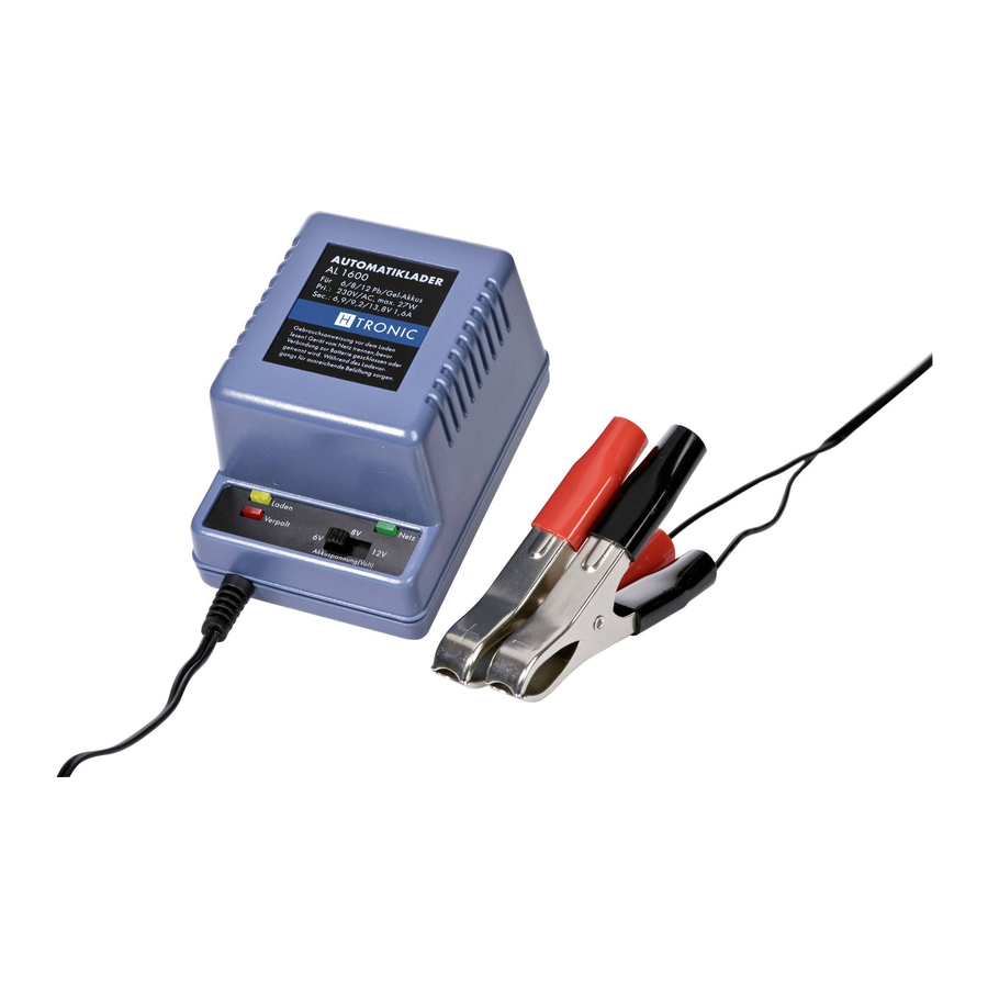 H-tronic AL 1600 Betriebsanleitung