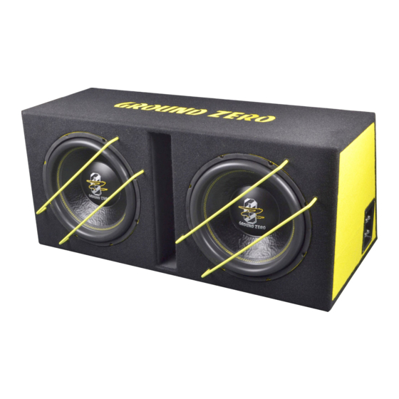 Ground Zero GZIB 2.3000XSPL Anleitung