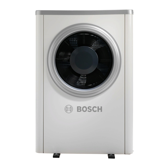 Bosch Compress 7000i AW Installationsanleitung