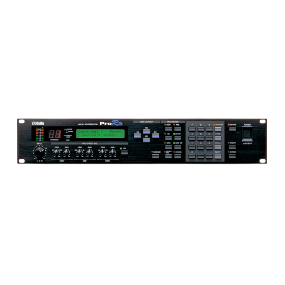 Yamaha ProR3 Bedienungsanleitung