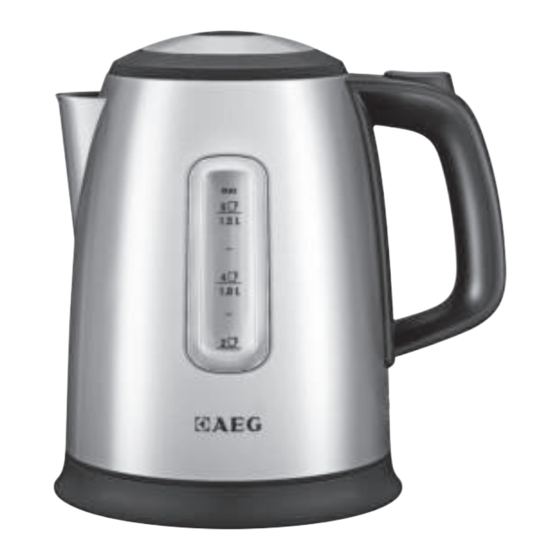 AEG EWA 52 Serie Bedienungsanleitung