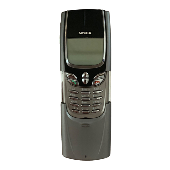 Nokia 8890 Bedienungsanleitung