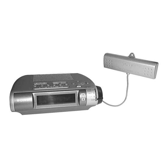 Sony ICF-C255RC Bedienungsanleitung