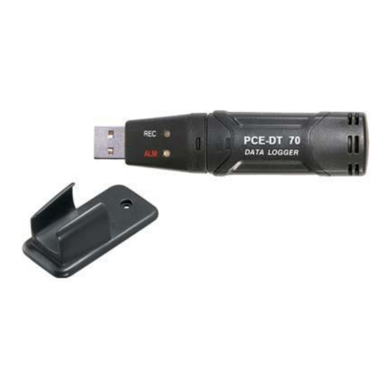 PCE Instruments PCE-TD 70 Bedienungsanleitung