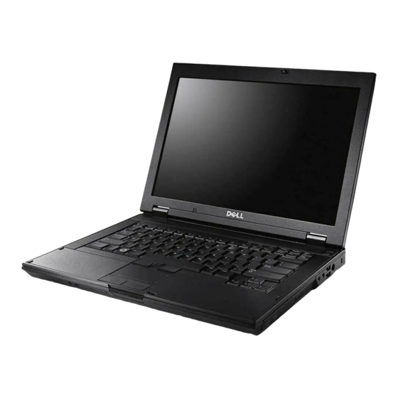 Dell Latitude E5400 Installierung Und Schnellreferenzhandbuch