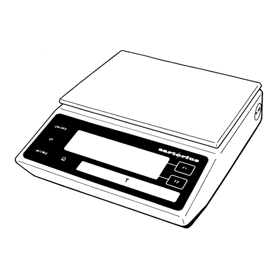 Sartorius PT 120 Aufstellungs- Und Betriebsanleitung