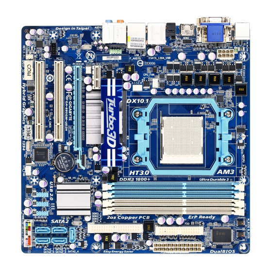 Gigabyte GA-880GM-UD2H Benutzerhandbuch