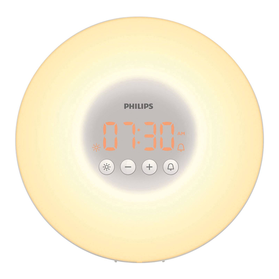 Philips Wake-up Light HF3508 Bedienungsanleitung