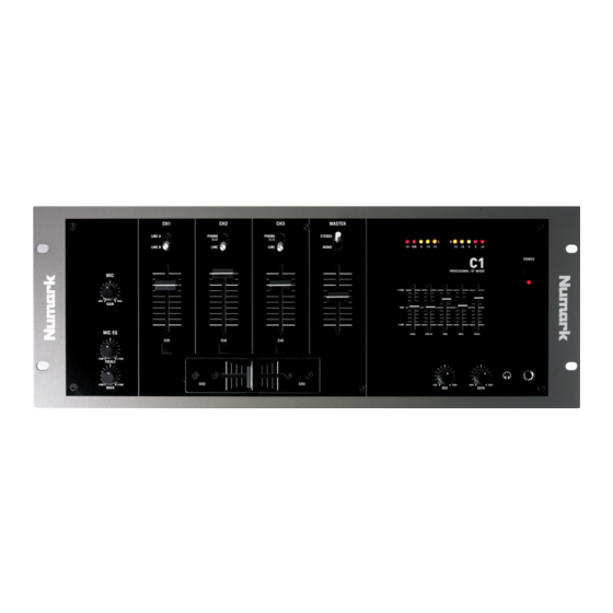 Numark C1 Kurzanleitung