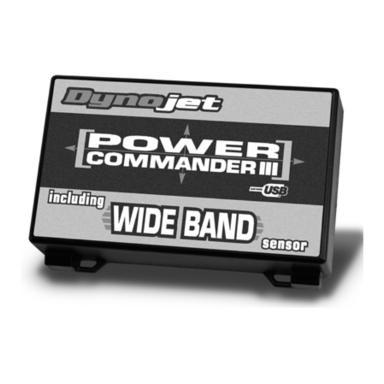 Dynojet POWER COMMANDER III Installationsanleitung