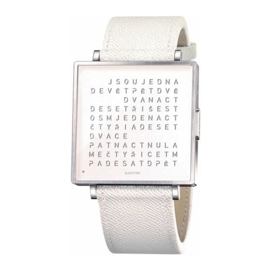 QLOCKTWO W Gebrauchsanleitung