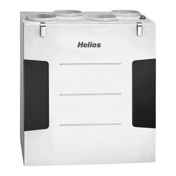 Helios KWL 200/300 W Montage- Und Betriebsvorschrift