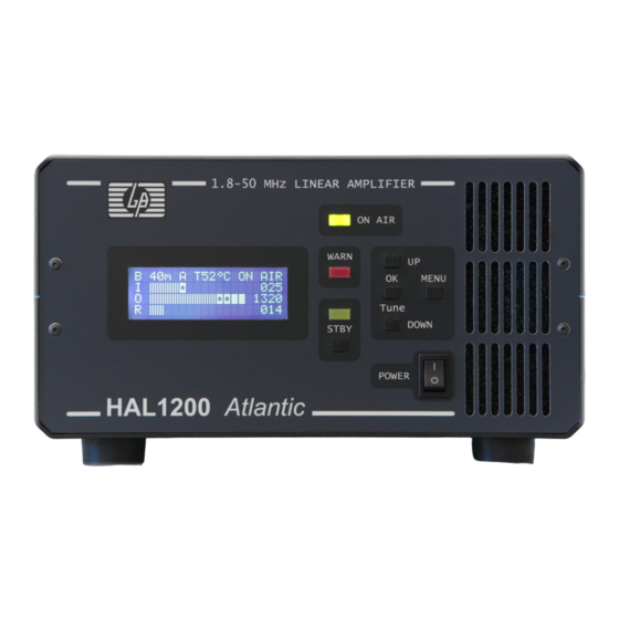 Atlantic HAL1200 Bedienungsanleitung