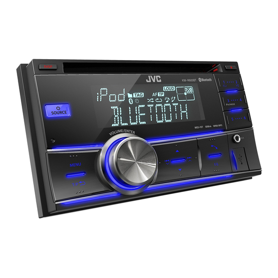 JVC KW-R600BT Einbauanweisungen