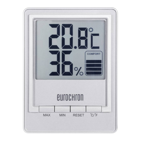 Eurochron ETH 8001 Bedienungsanleitung