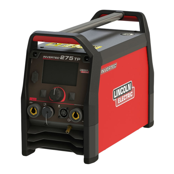 Lincoln Electric INVERTEC 275TP Bedienungsanleitung