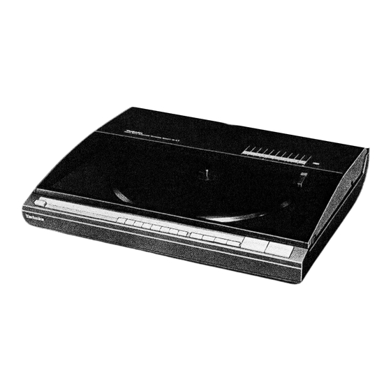 Technics SL-L3 Bedienungsanleitung
