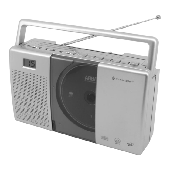 SOUNDMASTER RCD1185 Handbuch