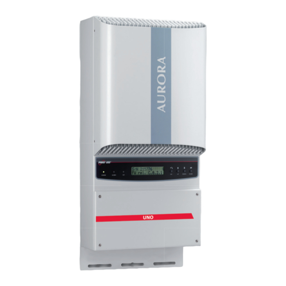 Power One Aurora PVI-3.8-I-OUTD-S Installationshandbuch Und Benutzerhandbuch