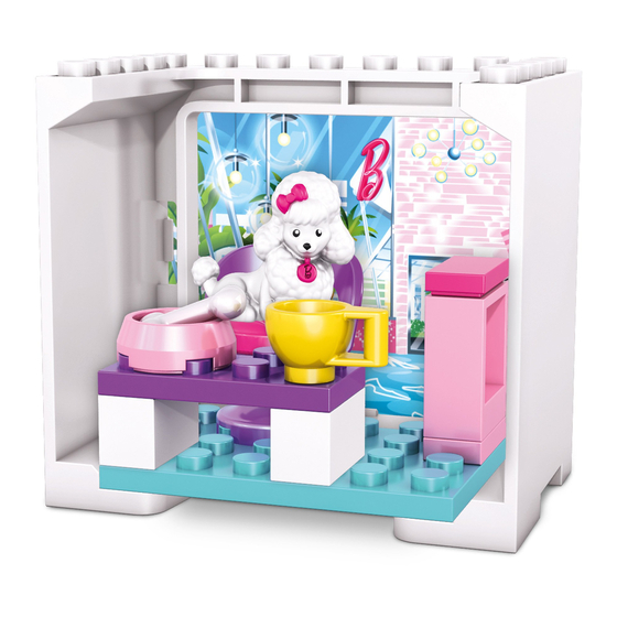 MEGA BLOKS Barbie Poodle CNH92 Bedienungsanleitung