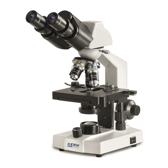 KERN Optics OBS-1 Serie Betriebsanleitung