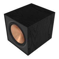 Klipsch R-101SW Bedienungsanleitung