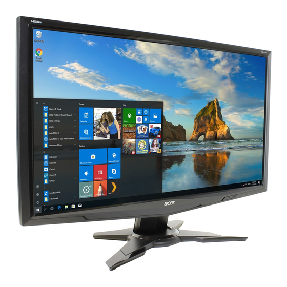 Acer G245H Kurzanleitung
