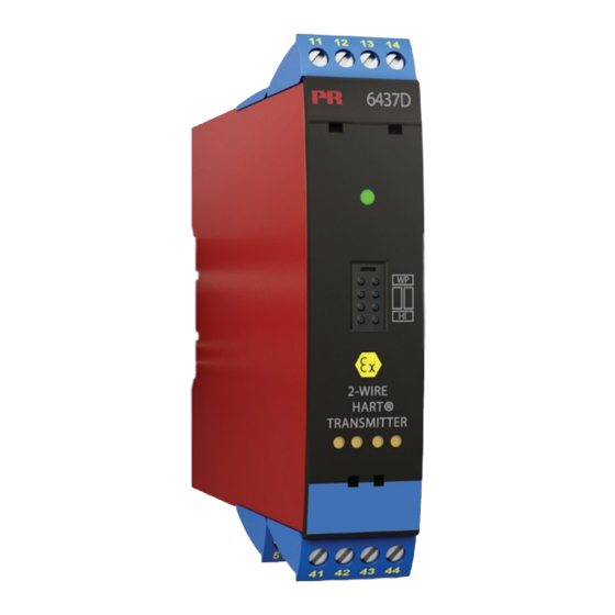 PR electronics 6437 Produkthandbuch