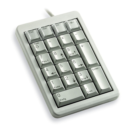 Cherry Keypad G84-4700 Bedienungsanleitung