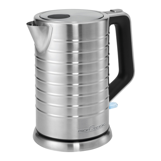 Profi Cook PC-WKS 1119 Bedienungsanleitung, Garantie