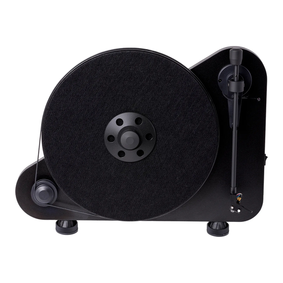 Pro-Ject Audio Systems Pro-Ject VT-E Bluetooth L Bedienungsanleitung