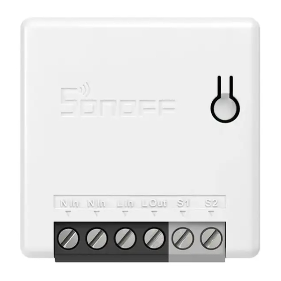 Sonoff ZigBee Smart Switch ZBMINI Benutzerhandbuch
