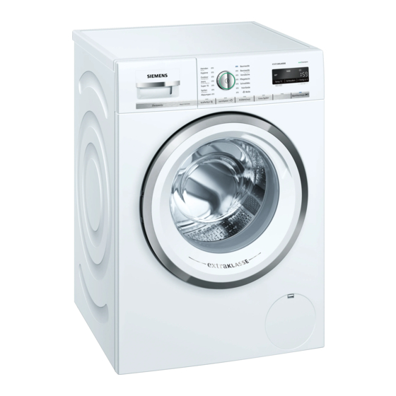 Siemens WM14W4C2 Gebrauchs- Und Aufstellanleitung