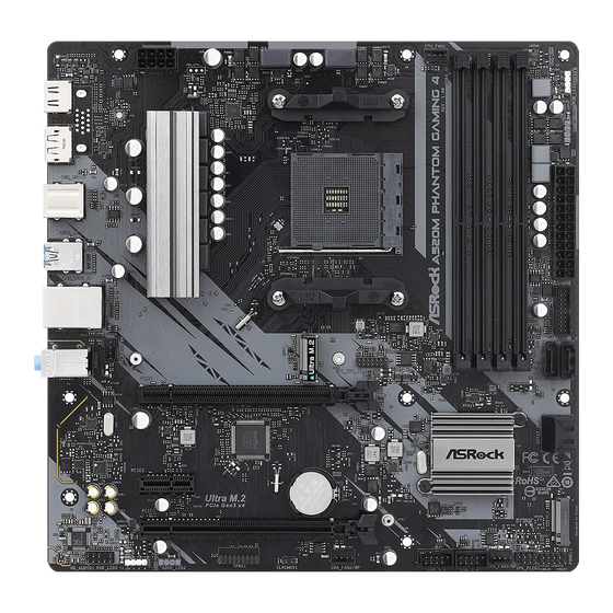 ASROCK A520M Phantom Gaming 4 Bedienungsanleitung