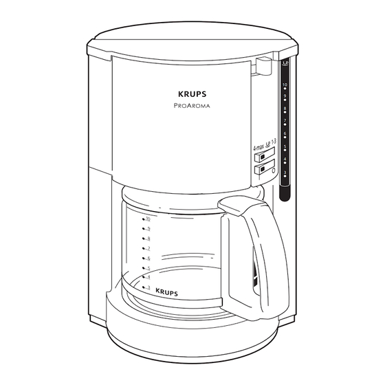 Krups proaroma Handbuch