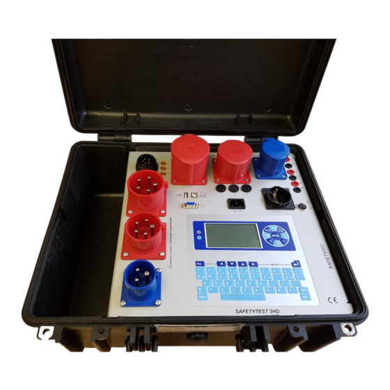 safetytest 3HD DC Bedienungsanleitung