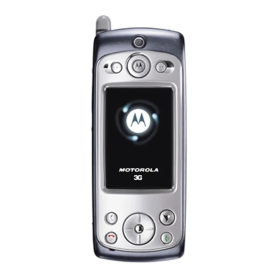 Motorola A920 Referenzhandbuch