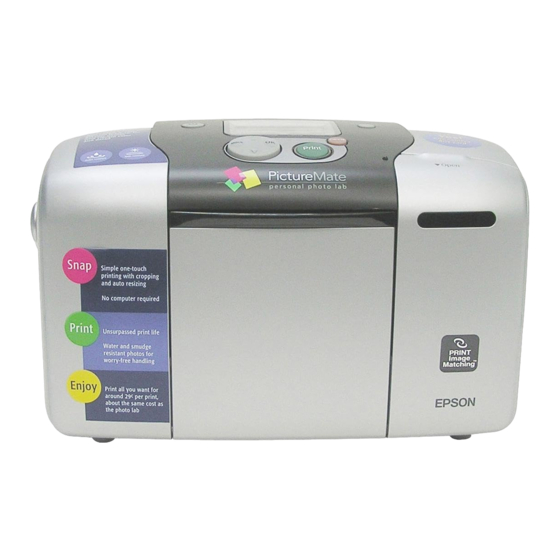 Epson PICTUREMATE Bedienungsanleitung