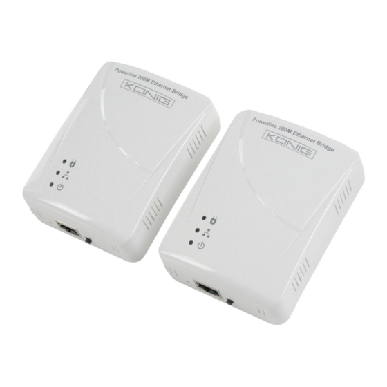 Konig Electronic CMP-HOMEPLUG31 Anleitung
